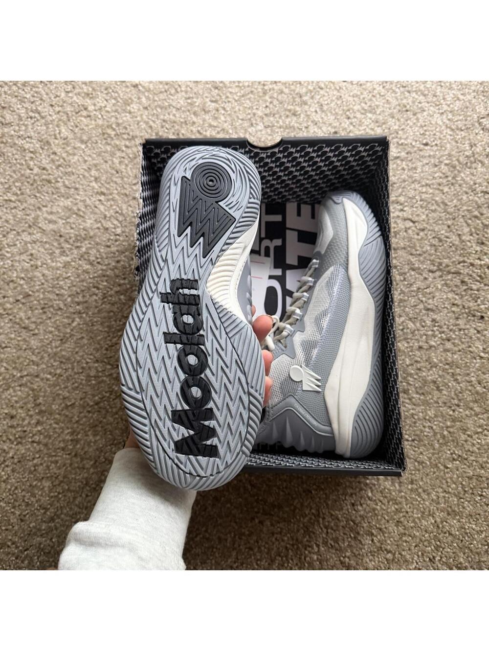 Moolah Kicks NeoVolt Pro V3 Navy/Bronze Basketball Sneakers | Women’s 9.5